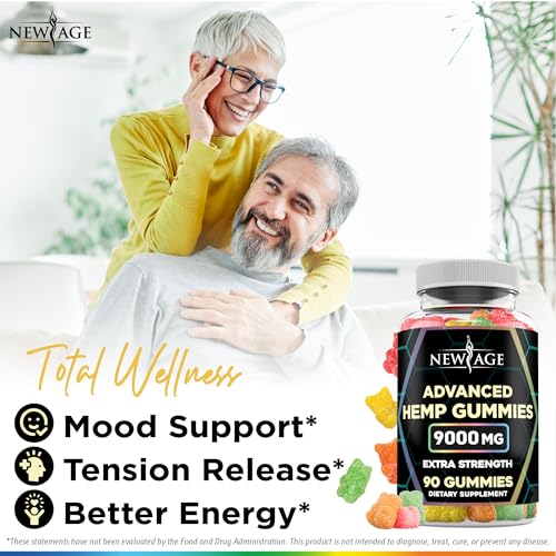 NEW AGE Naturals Advanced Hemp Gummies - Natural Hemp Oil Infused Gummies NEW AGEBuy Supplements Australia