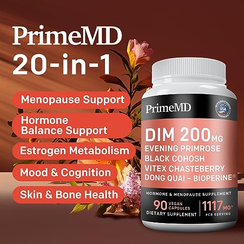 20-in-1 Menopause Supplements for Women - Dim Supplement Women - Estrogen Supplement PrimeMDBuy Supplements Australia