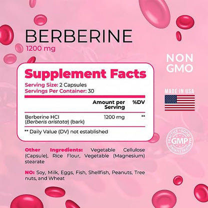 Coshisensu Berberine HCI 1200mg - Premium Berberine Supplements - 60 Capsules CoshisensuBuy Supplements Australia