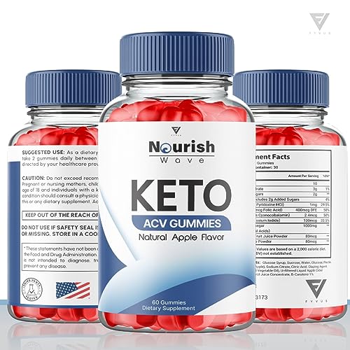 Nourish Wave Keto ACV Gummies Advanced Weight Loss Ketogenic AVC Apple Cider FyvusBuy Supplements Australia