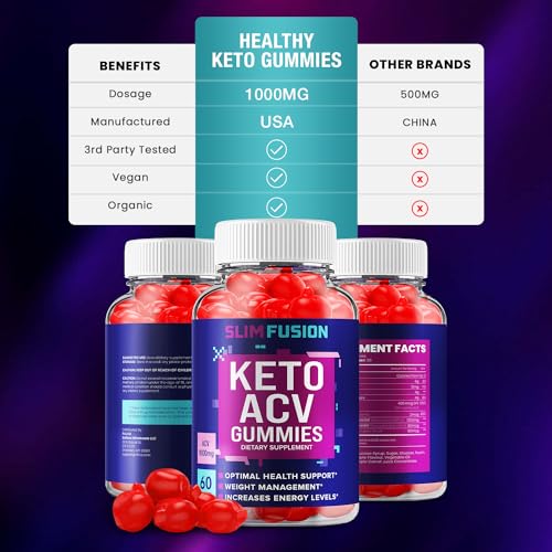 Slim Fusion Keto ACV Gummies - Keto SlimFusion ACV Advanced Formula Plus Apple Cider RillvoBuy Supplements Australia