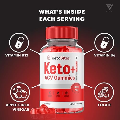 (2 Pack) Keto Bites ACV Gummies, KetoBites Keto ACV Gummies Advanced Weight Loss FyvusBuy Supplements Australia