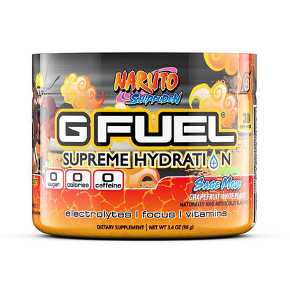 G Fuel Naruto Sage Mode Electrolytes Powder, Water Mix for Hydration, Energy and Focus G fuelBuy Supplements Australia