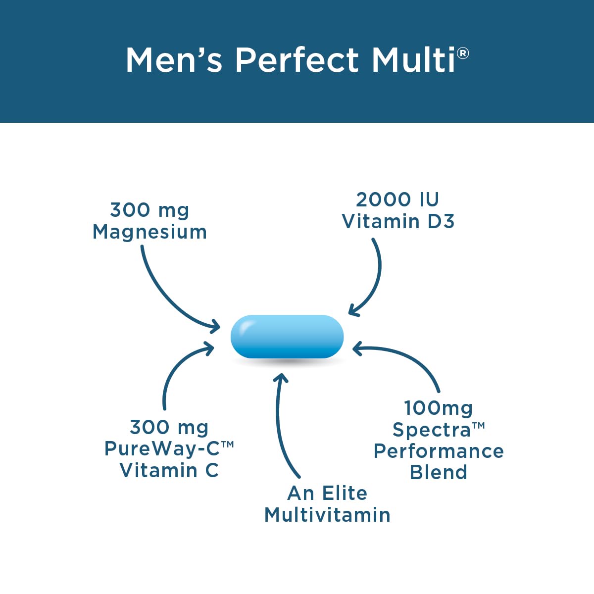Purity Products Men's Perfect Multi from Vitamins, Minerals and Phytonutrients - Promotes Energy, Vitality and Stamina - Easy to Swallow - 90 Tablets Purity ProductsBuy Supplements Australia