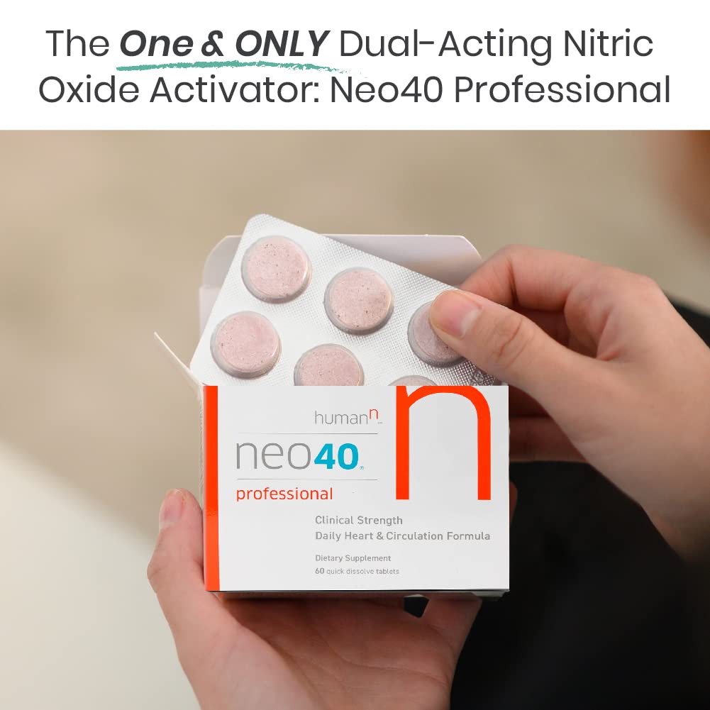 Neo40 Professional - Nitric Oxide Booster with Methylfolate - Natural Blood Pressure humanNBuy Supplements Australia