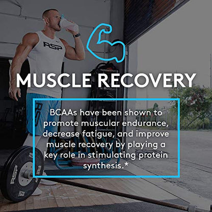 RSP BCAA 5000 (30 Serv), Premium BCAA Capsules for Post Workout Muscle Recovery, Endurance & Energy, 5g of Essential Branched Chain Amino Acids Per Serving (Packaging May Vary)