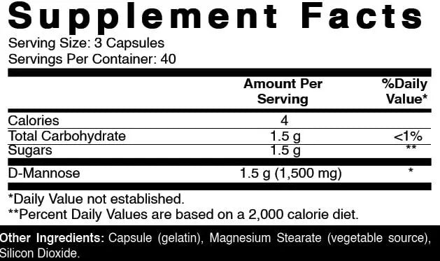 Oxify D-Mannose 1500 mg | 120 Tablets | Gluten-Free, Non-GMO | Supplement Made in USA OxifyBuy Supplements Australia