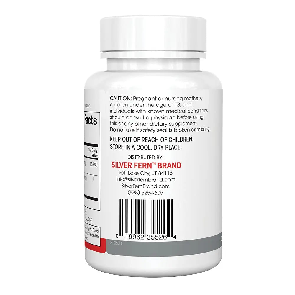 Silver Fern Vitamin K2-D3 Supplement Brand - Natural, Non-Synthetic - K2-7 as Menaquinone-7 (MK-7) - D3 as cholecalciferol Silver Fern