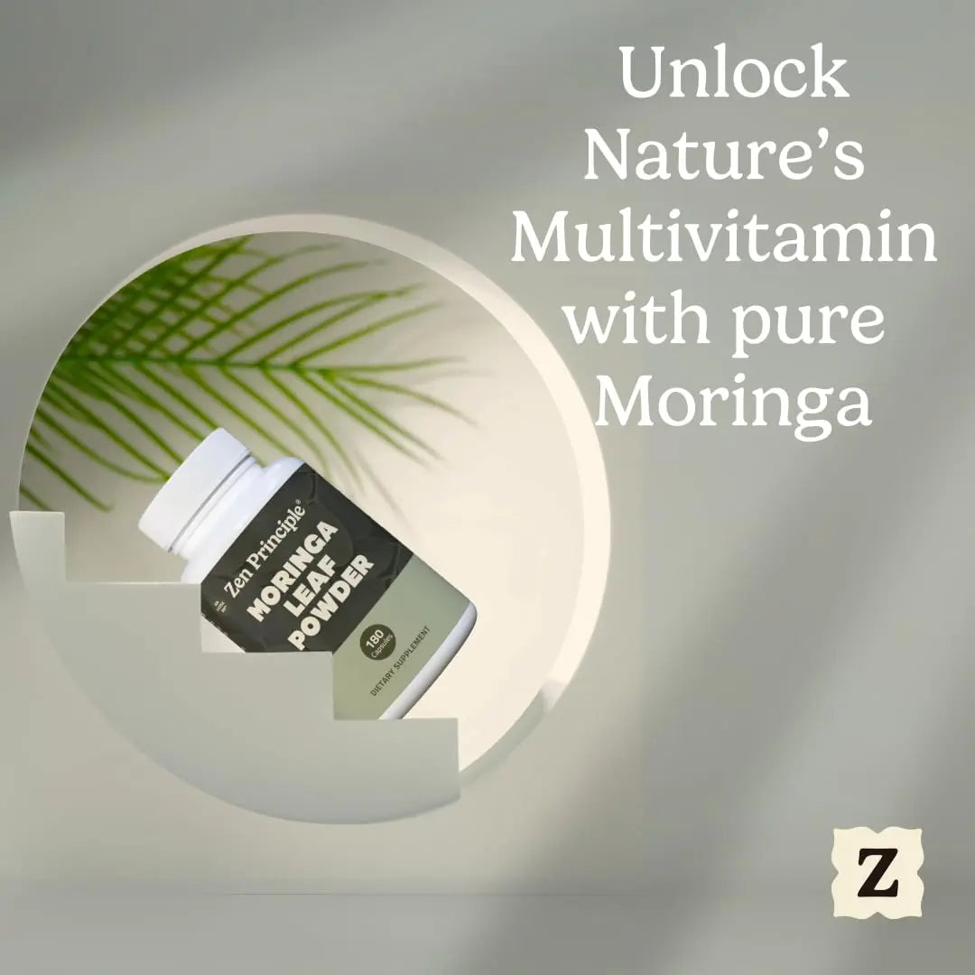 Zen Principle Organic Moringa Oleifera. Ultra-Premium. Provides an All Natural Energy Boost and Multi-Vitamin Zen PrincipleBuy Supplements Australia