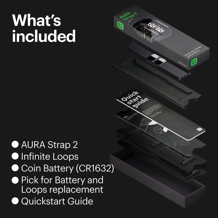 AURA Strap 2 Compatible w Apple Watch – for Body Fat, BMI & Weight Loss - Body Composion AURA StrapBuy Supplements Australia