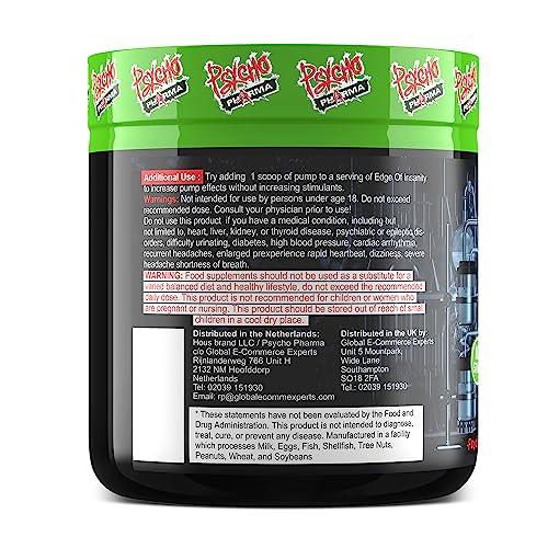 Psycho Pharma Pump it up. Pump it Way up Edge Pump Contains an All-Star Combination Psycho PharmaBuy Supplements Australia