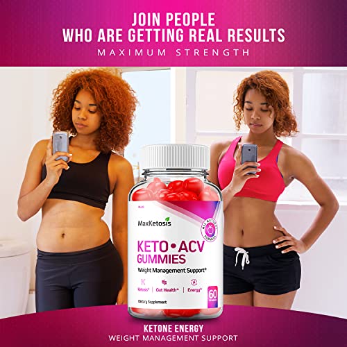 (2 Pack) Max Ketosis Keto ACV Gummies Max Ketosis Advanced Formula Apple Cider Vinegar RillvoBuy Supplements Australia