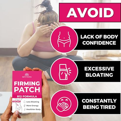 Firming B12 Patches (Pack of 36) - 100% Natural Vitamin Patches for Women, Energy & Body Support Spirit PatchesBuy Supplements Australia