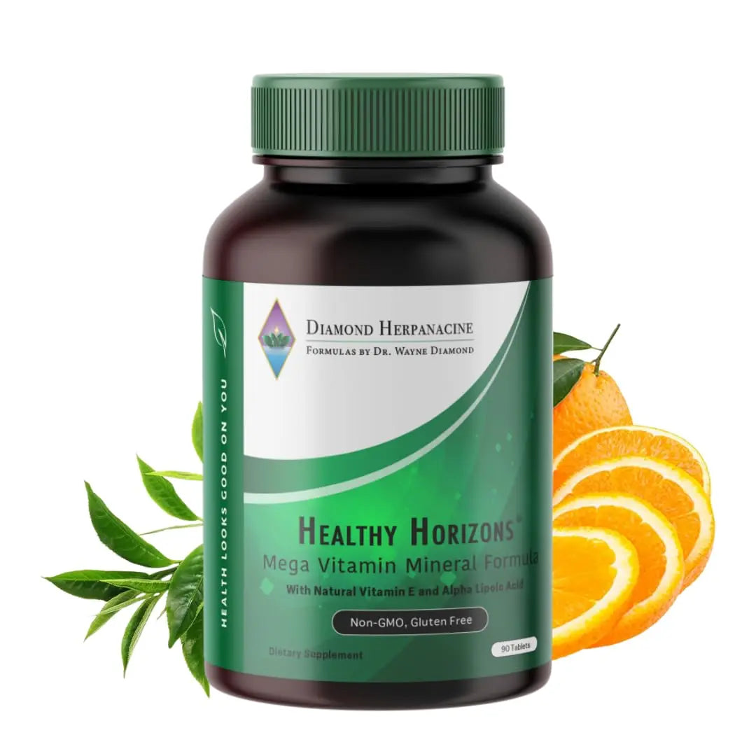 Herpanacine Diamond Healthy Horizons Multivitamin - Natural Multivitamin to Support Stress Relief and Provide Essential Nutrients HerpanacineBuy Supplements Australia