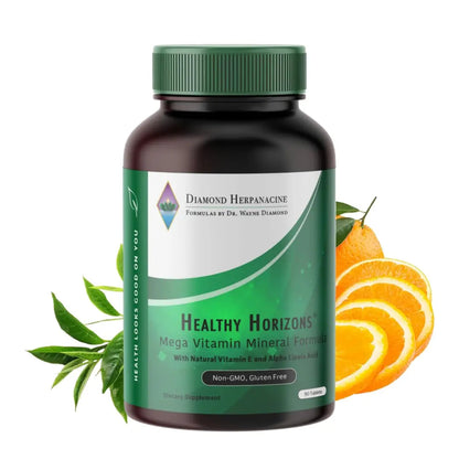 Herpanacine Diamond Healthy Horizons Multivitamin - Natural Multivitamin to Support Stress Relief and Provide Essential Nutrients HerpanacineBuy Supplements Australia