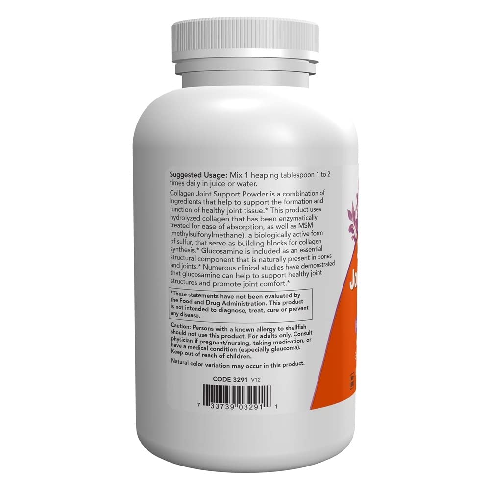 NOW Foods Joint Support Powder, 11 oz (Multi-Pack) NOW FoodsBuy Supplements Australia