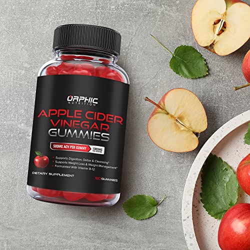 Apple Cider Vinegar Gummies with Mother- 1000mg - Supplement Formulated to Support ORPHIC NUTRITIONBuy Supplements Australia