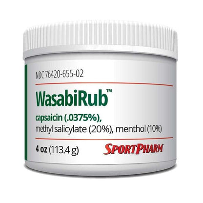 WasabiRub Sports Topical Pain Relief Gel - Joint & Muscle Care - Lightweight Fast-Absorbing Gel for Everyday Movement SportPharmBuy Supplements Australia