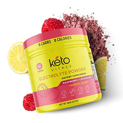 Keto Vitals Electrolytes Powder - Sugar Free Keto Electrolytes Powder with Potassium Keto VitalsBuy Supplements Australia