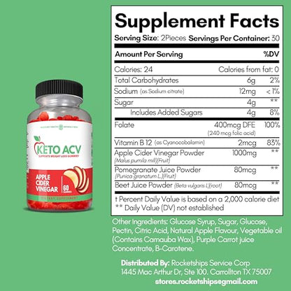 ALL.FOR.YOU. Keto ACV Gummies 60 Gummies - Advanced Weight Loss Formula with 1000 MG ALL.FOR.YOU.Buy Supplements Australia