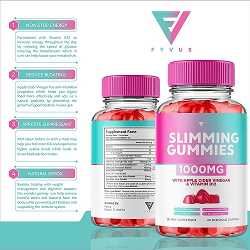 (3 Pack) Slimming Gummies It Works Slimming Gummies for Weight Loss with Apple Cider FyvusBuy Supplements Australia