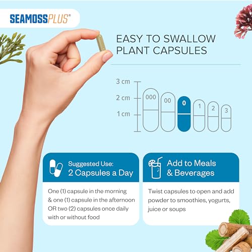 Power By Naturals Sea Moss Plus - USDA Certified Organic Wildcrafted Irish Seamoss Power By NaturalsBuy Supplements Australia