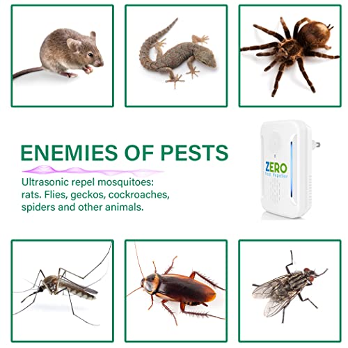 Ultrasonic Pest Repeller, Indoor Ultrasonic Repellent for Roach, Rodent ZEROPESTBuy Supplements Australia