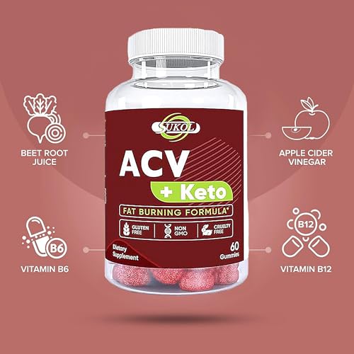 60 Counts Keto ACV Gummies Advanced Formula - Diet Gummies for Women & Men SukolBuy Supplements Australia