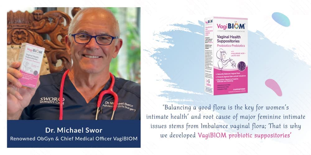 VagiBiom Probioitc Suppository Convenient Travel Pack with 2 Suppositories VagiBiomBuy Supplements Australia
