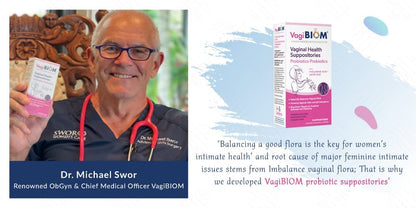 VagiBiom Probioitc Suppository Convenient Travel Pack with 2 Suppositories VagiBiomBuy Supplements Australia