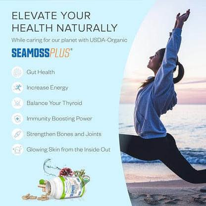 Power By Naturals Sea Moss Plus - USDA Certified Organic Wildcrafted Irish Power By NaturalsBuy Supplements Australia