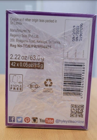 Hyleys 14 Day Weight Loss Tea - 42 Tea Bags (1 Pack), Detox Tea for Cleanse HYLEYSBuy Supplements Australia