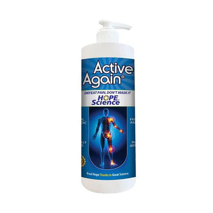 ACTIVE AGAIN Hope Science Cream, 16oz | for Joint Health, Pain Relief, and Mobility, Muscle, Back, Knee, Shoulder | Fast Acting | Made in USA ACTIVE AGAINBuy Supplements Australia