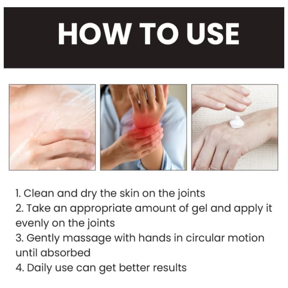ETKOVNJ 6 Packs Bee Venom Cream, Bee Venom Bone Gel Joint Gel for Neck, Waist, Back of Hands, Feet and Legs ETKOVNJBuy Supplements Australia