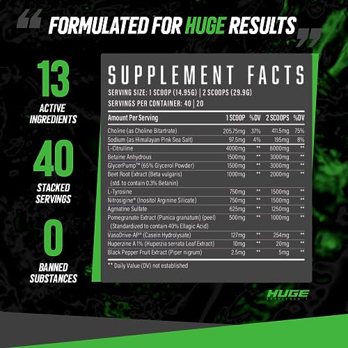 Huge Supplements Pump Serum, Stim Free Pre Workout and Nitric Oxide Booster to Enhance Huge SupplementsBuy Supplements Australia