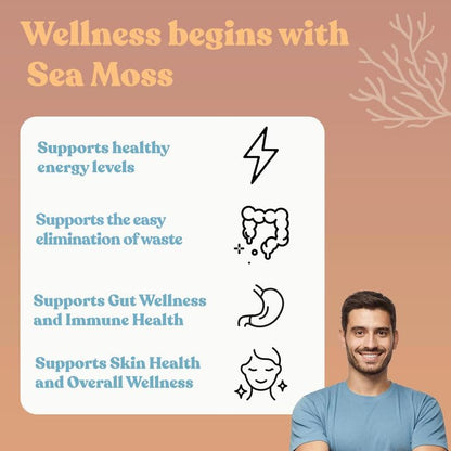 Atlantic Naturals Sea Moss 7 Day Colon and para Cleanse | Detox, Gut Health and Intestinal Atlantic NaturalsBuy Supplements Australia