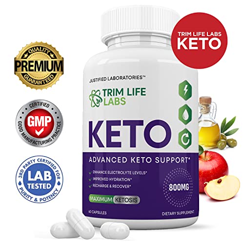 (5 Pack) Trim Life Labs Keto Pills Includes Apple Cider Vinegar Patented goBHB® Exogenou Justified LaboratoriesBuy Supplements Australia