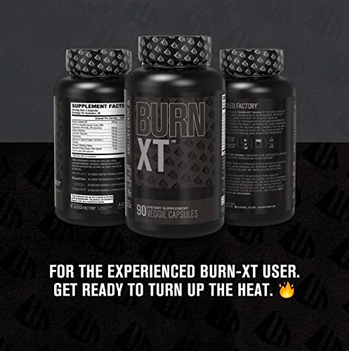 Burn XT Black Thermogenic Fat Burner - Weight Loss Supplement, Appetite Suppressant Jacked FactoryBuy Supplements Australia