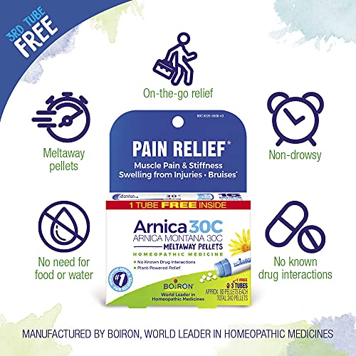 Boiron Arnica Montana 30C Homeopathic Medicine for Relief from Muscle Pain, Muscle Stiffness, Swelling BoironBuy Supplements Australia
