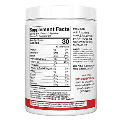 Tino Natural Gluten Free Prebiotic Fiber Supplement - with Tart Cherry Extract & Polycan Silver FernBuy Supplements Australia