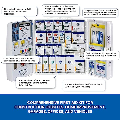 First Aid Only 1000-FAE-0103 50-Person SmartCompliance OSHA First Aid Kit First Aid OnlyBuy Supplements Australia