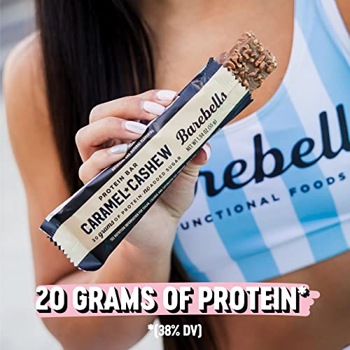 Barebells Protein Bars Caramel Cashew - 12 Count, 1.9oz Bars with 20g of High Protein BAREBELLSBuy Supplements Australia