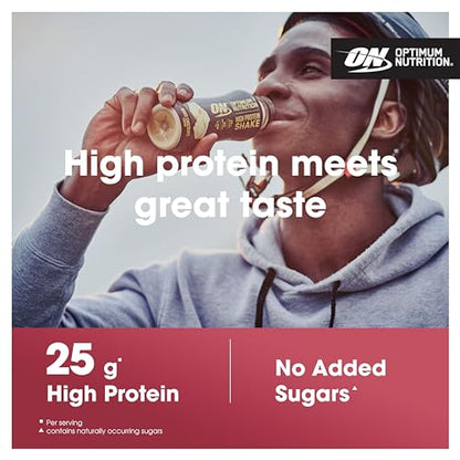 Optimum Nutrition High Protein Shake Bottles, Ready To Drink Healthy Snacks, No added Optimum NutritionBuy Supplements Australia