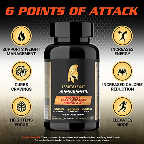 Spartasport Assassin Weight Management Formula - Weight Loss Pills for Women Men SpartasportBuy Supplements Australia