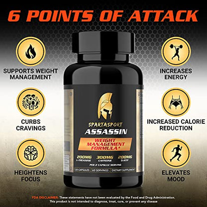 Spartasport Assassin Weight Management Formula - Weight Loss Pills for Women Men SpartasportBuy Supplements Australia