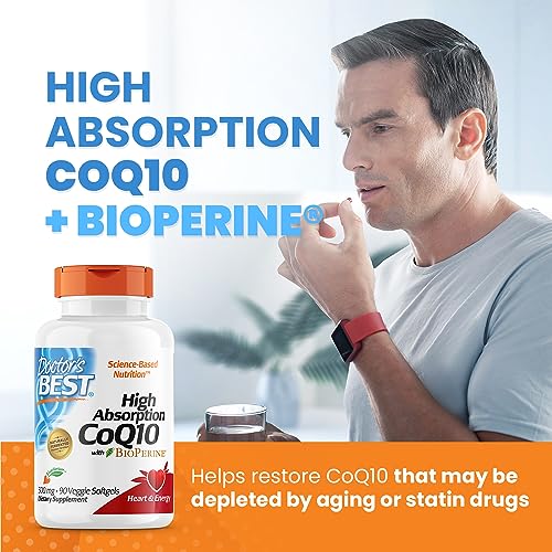 Doctor's Best High Absorption CoQ10 with BioPerine, Heart Health & Energy Production Doctor's BESTBuy Supplements Australia