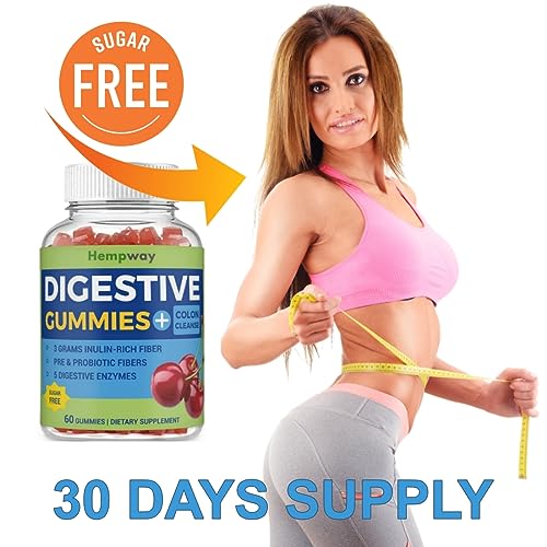 HEMPWAY Fiber Gummies for Digestive Colon Cleanse - Health & Daily Weight Support HEMPWAYBuy Supplements Australia
