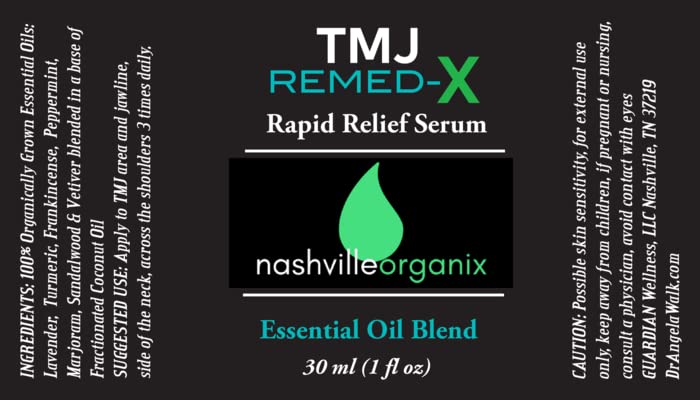 Dr. A's TMJ Remed-X Rapid Relief Serum | Deep Muscle & Jaw Tension Essential Oil Cream Doctor Angela EssentialBuy Supplements Australia