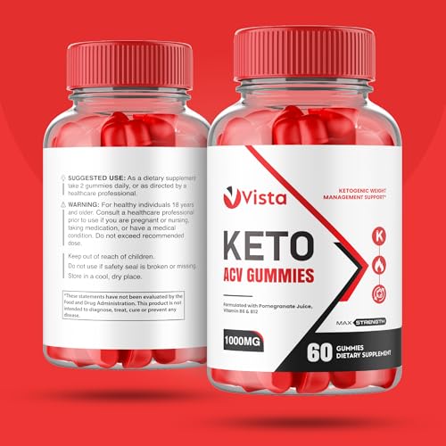(2 Pack) Vista Keto Acv Gummies - Official Formula, Vegan - Vista Keto + Acv Gummies HealthlyBuy Supplements Australia