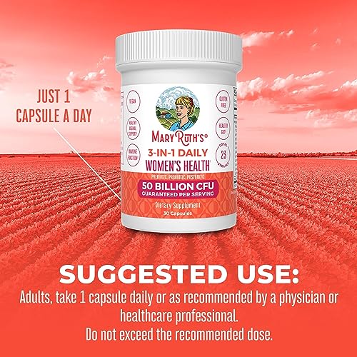 MaryRuth's 3-in-1 Daily Health Probiotics for Women | Clinically Tested | Hormone Support MaryRuth OrganicsBuy Supplements Australia